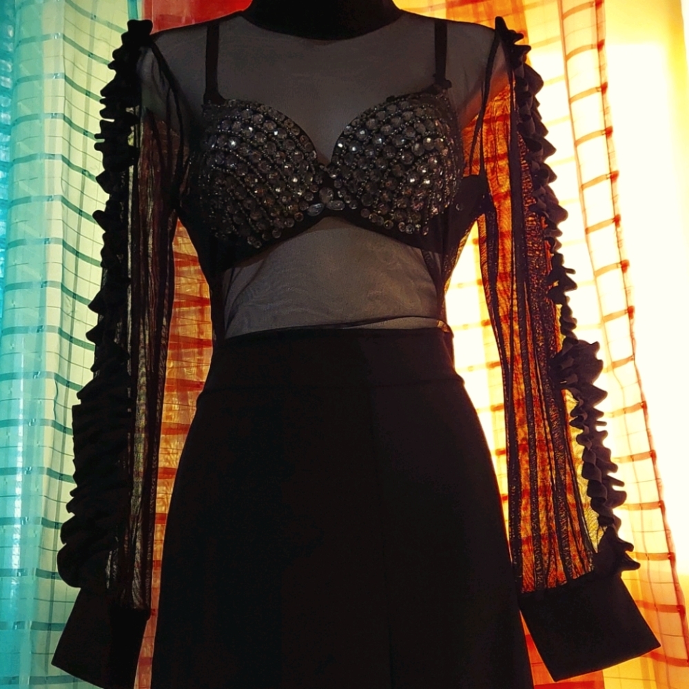 Black shadow Jumpsuit